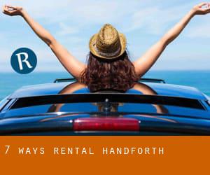 7 Ways Rental (Handforth)