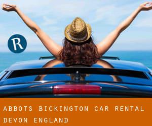 Abbots Bickington car rental (Devon, England)