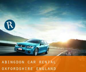 Abingdon car rental (Oxfordshire, England)