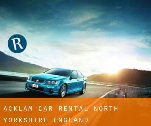 Acklam car rental (North Yorkshire, England)