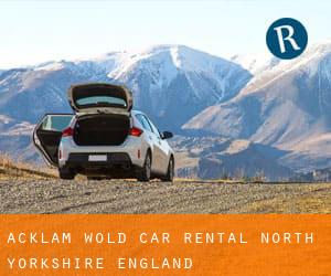 Acklam Wold car rental (North Yorkshire, England)