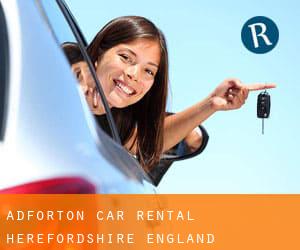 Adforton car rental (Herefordshire, England)