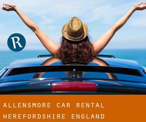 Allensmore car rental (Herefordshire, England)