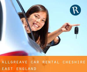 Allgreave car rental (Cheshire East, England)