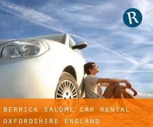 Berrick Salome car rental (Oxfordshire, England)