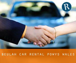 Beulah car rental (Powys, Wales)