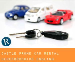 Castle Frome car rental (Herefordshire, England)