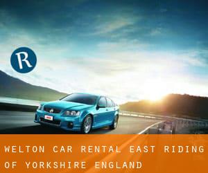 Welton car rental (East Riding of Yorkshire, England)